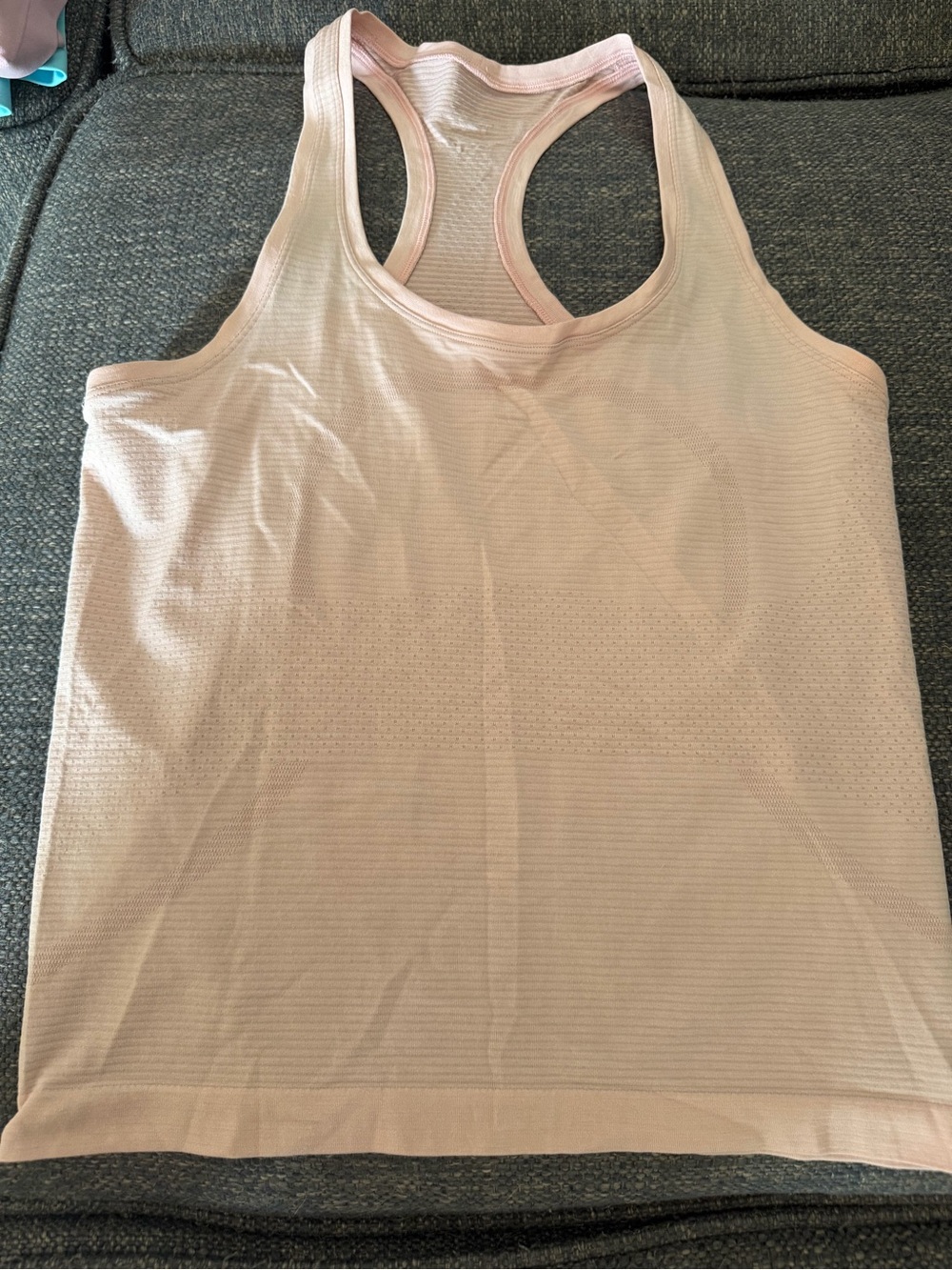 lululemon athletica Pale Pink Racerback Tank Top